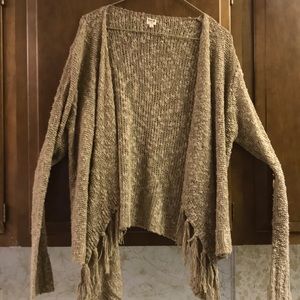 Brown cardigan